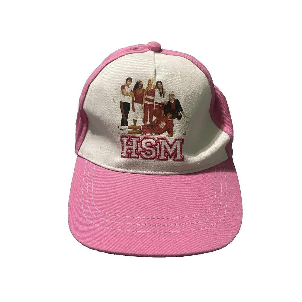 Disney High School Musical HSM Y2k Htf Baseball Pink Cap/Hat Kids 55cm